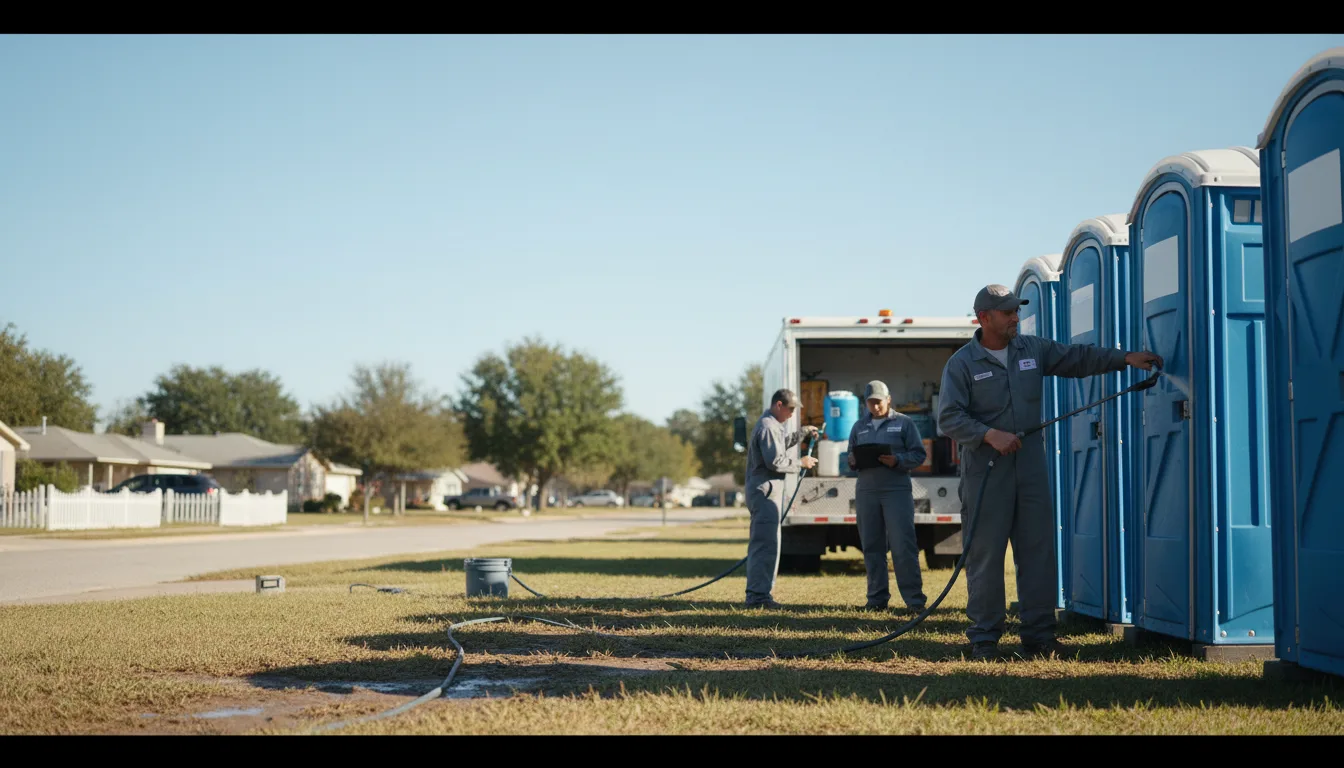 Long-Term Portable Toilet Rental in Newark, AR near me